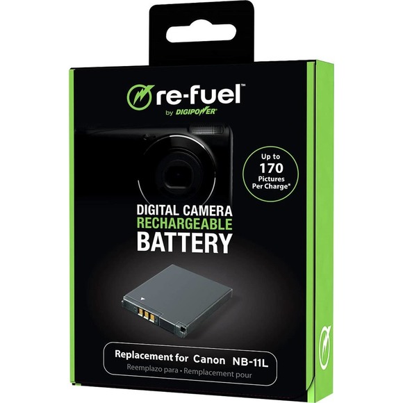 Digipower -Re-Fuel Rechargeable Lithium-Ion Replacement Battery for Canon NB-11L - Picture 2 of 6